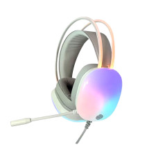 KGaming K99 White Gaming headset with 7.1 virtual surround -RGB